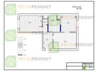 Дизайн проект квартиры 65 м2